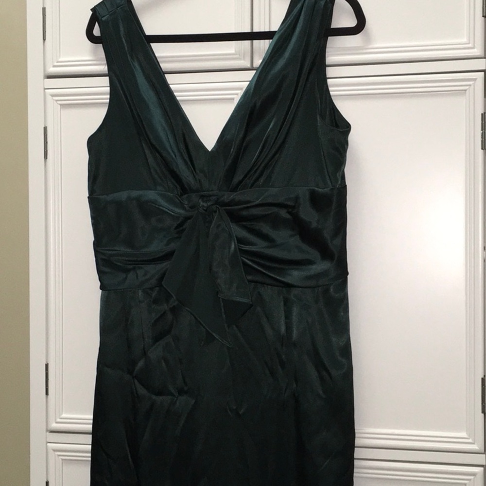 Jessica Howard Dark Green Backless Dress